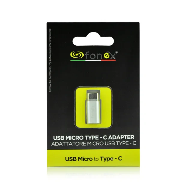 Adaptor Micro Usb-Type C Fonex Alb