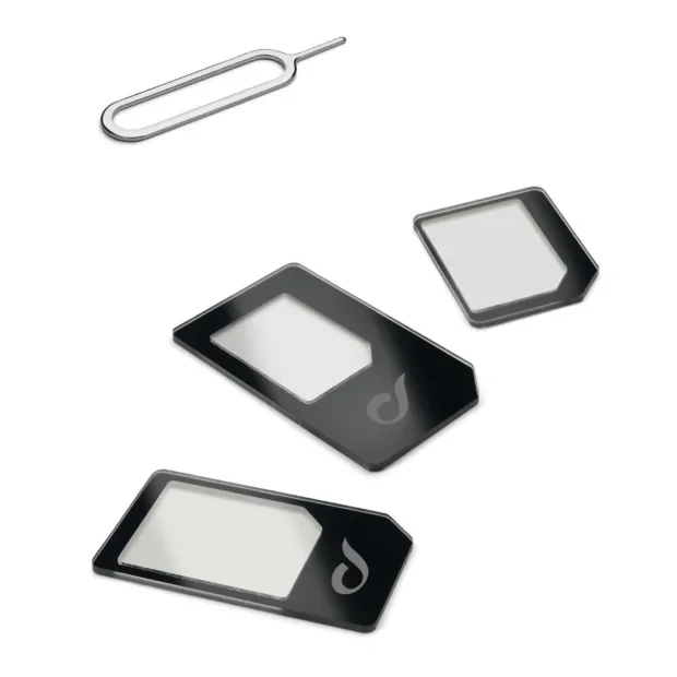 Adaptor Nano-Micro Sim Cellularline Negru