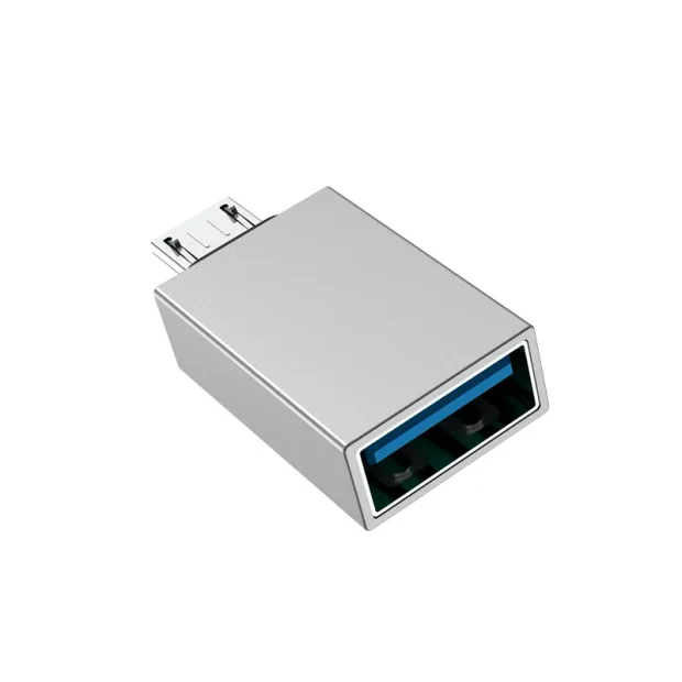Adaptor OTG MicroUSB to USB Borofone BV2 Incarcare si Transfer Argintiu