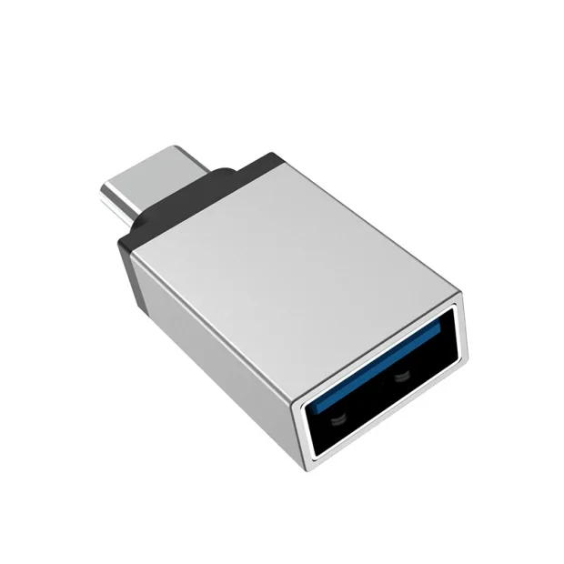 Adaptor OTG Type C to USB Borofone BV3 Incarcare si Transfer Argintiu