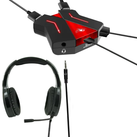 Adaptor Gaming Spirit of Gamer CrossGame 2 pentru Tastatura-Mouse-PS3/PS4/XBox Negru