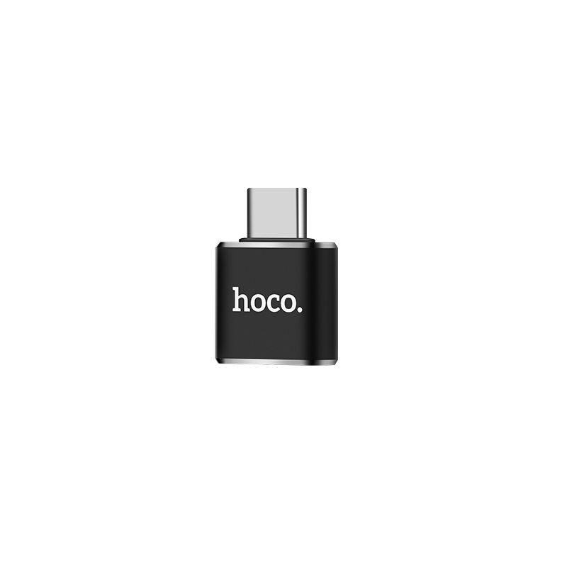 Adaptor Type C to Micro USB Hoco UA5 Incarcare si Transfer Negru thumb