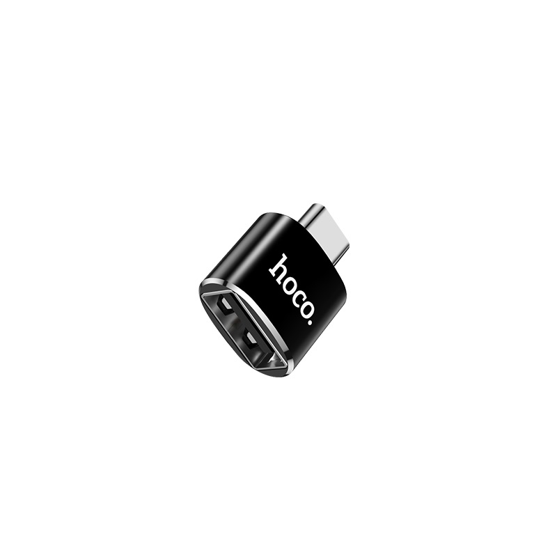 Adaptor Type C to Micro USB Hoco UA5 Incarcare si Transfer Negru thumb