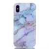 Apple Husa Cover pentru iPhone X/Xs, TPU, Marble, Mov