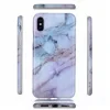 Apple Husa Cover pentru iPhone X/Xs, TPU, Marble, Mov