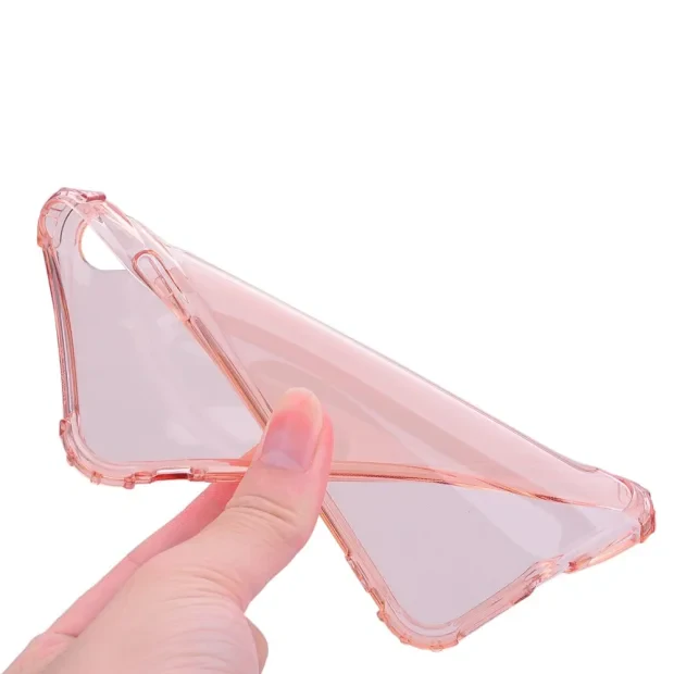 Apple Husa Cover pentru iPhone X/Xs, TPU, Shockproof, Roz