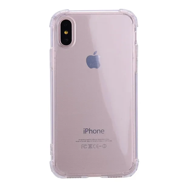 Apple Husa Cover pentru iPhone X/Xs, TPU, Shockproof, Transparent