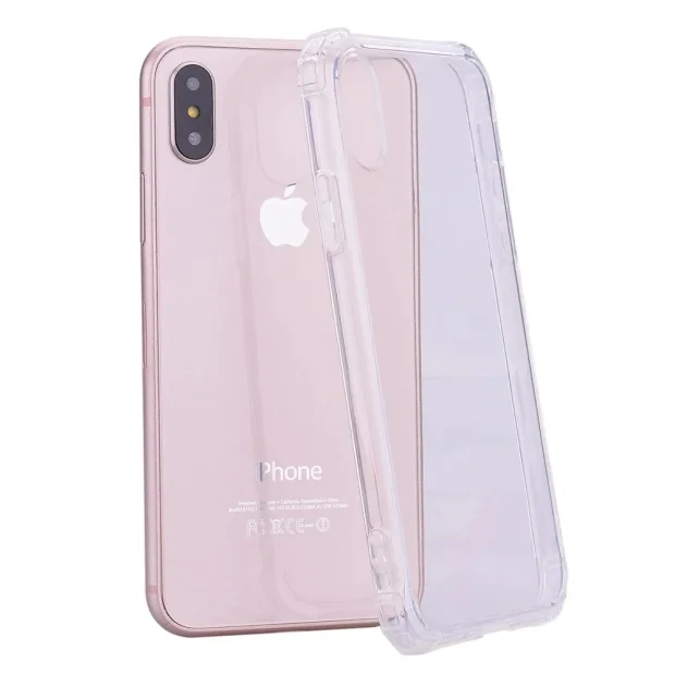 Apple Husa Cover pentru iPhone X/Xs, TPU, Shockproof, Transparent