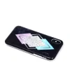 Apple Husa Cover Rhombus pt. iPhone X/Xs, TPU, Marble Negru