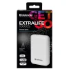 Baterie Externa Defender 10000mAh ExtraLife 2xUsb 37W Alb