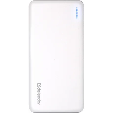 Baterie Externa Defender 10000mAh Tesla 2xUsb 2A Alb