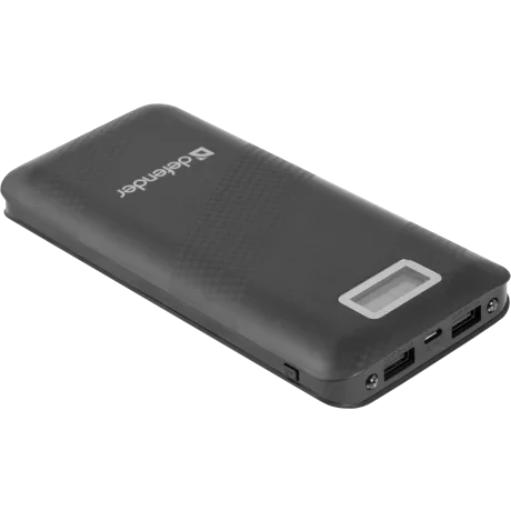 Baterie Externa Defender 20000mAh Lavita 2xUsb 2A+1A Negru