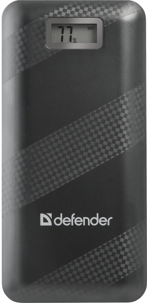 Baterie Externa Defender 20000mAh Lavita 2xUsb 2A+1A Negru thumb