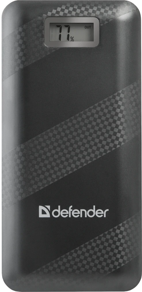 Baterie Externa Defender 20000mAh Lavita 2xUsb 2A+1A Negru thumb