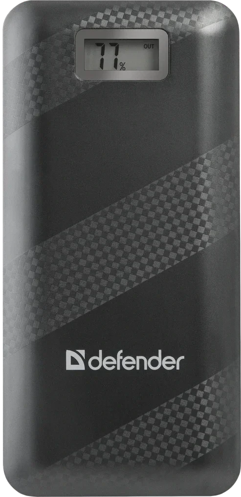 Baterie Externa Defender 20000mAh Lavita 2xUsb 2A+1A Negru