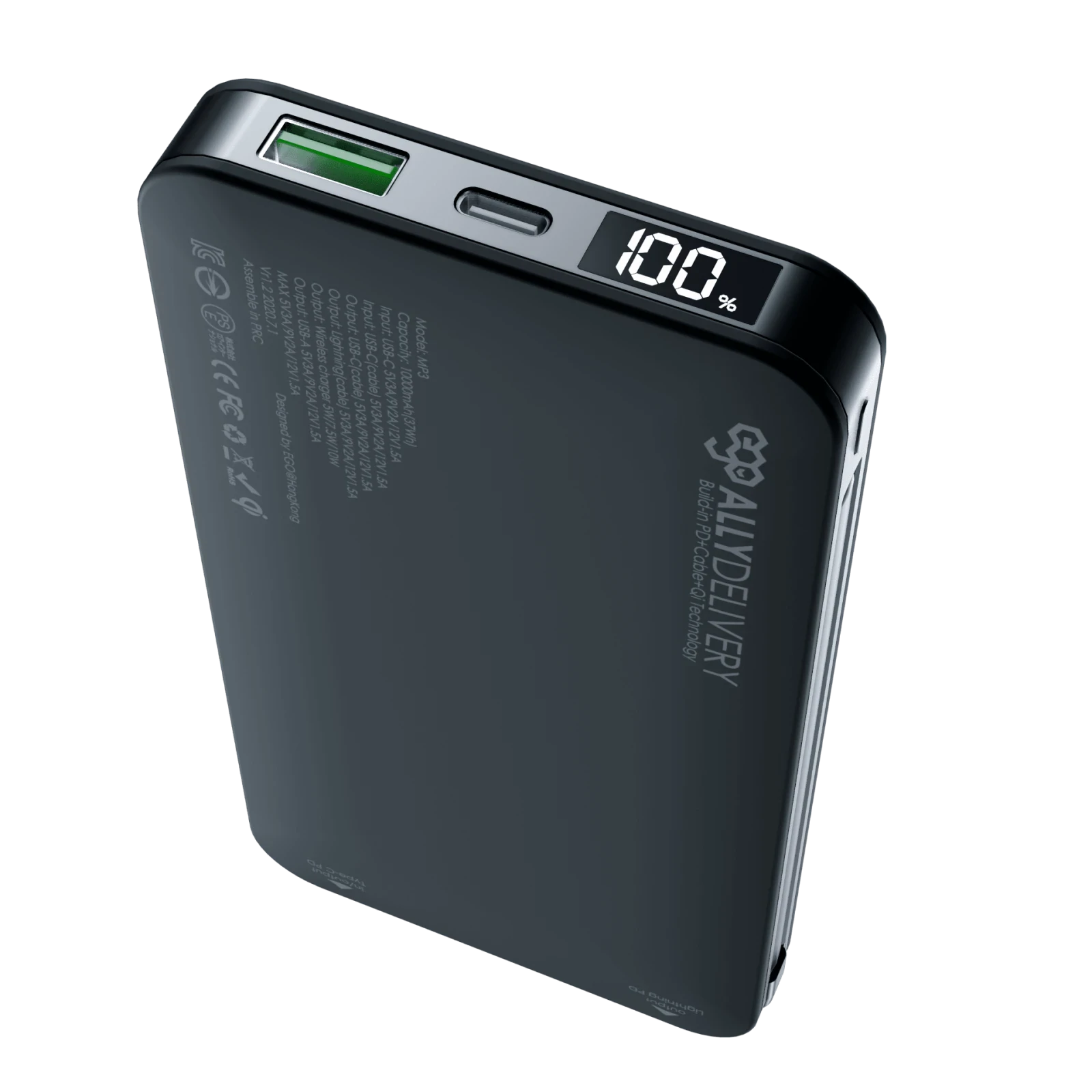 Baterie Externa Ego 10000mAh 22.5W Negru thumb