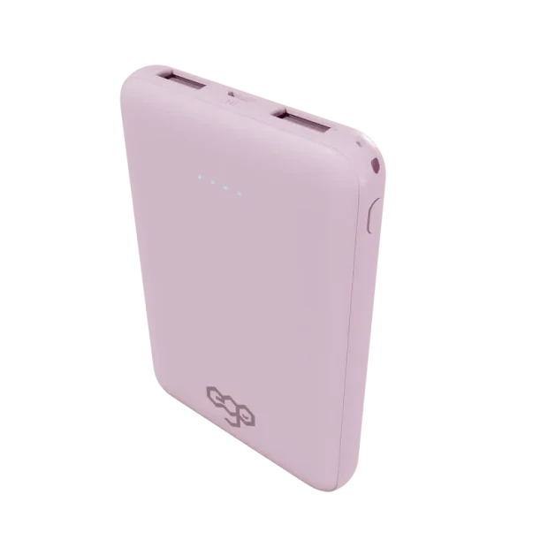 Baterie Externa Ego 6000mAh 15W Roz