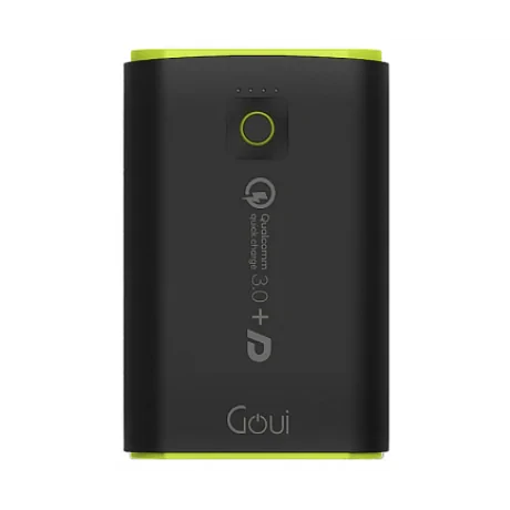 Baterie Externa Goui Taya+D 10200mAh QC 3.0+PD 1xUSB-1xType C Negru