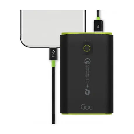 Baterie Externa Goui Taya+D 10200mAh QC 3.0+PD 1xUSB-1xType C Negru