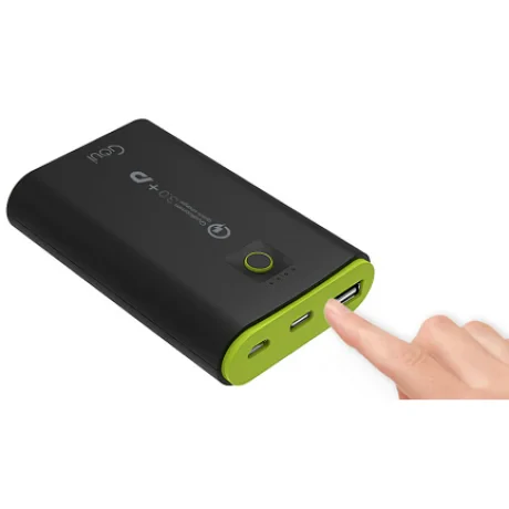 Baterie Externa Goui Taya+D 10200mAh QC 3.0+PD 1xUSB-1xType C Negru