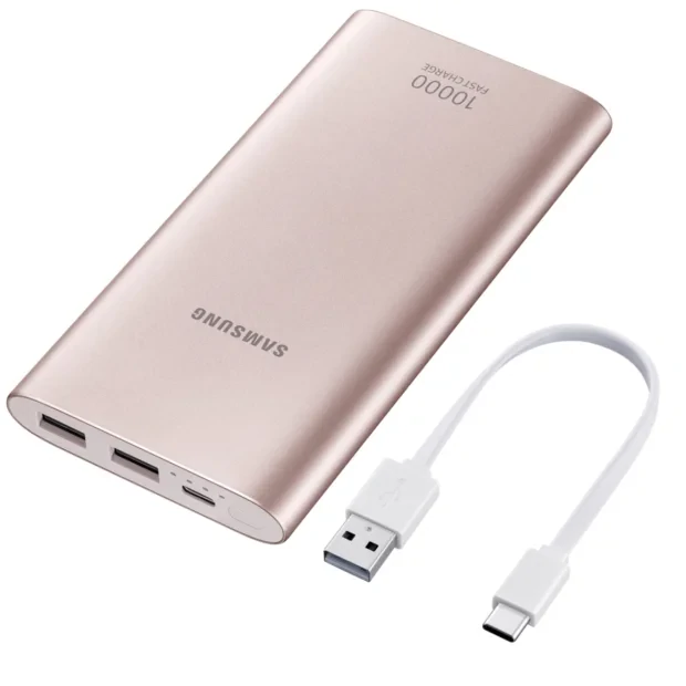 Baterie Externa Samsung  10000mAh QC 3.0 Dual Usb 15W Pink