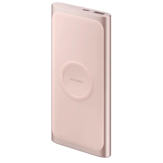 Baterie Externa Wireless Samsung 10000mAh QC 3.0 15W Pink