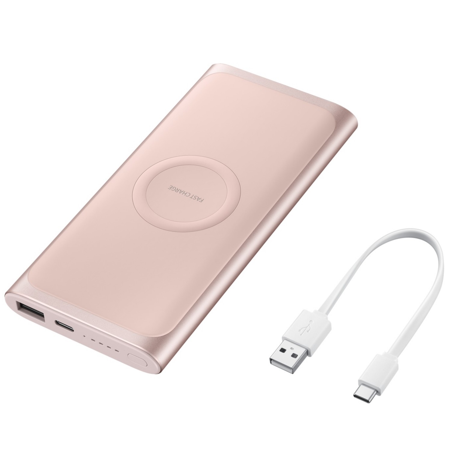 Baterie Externa Wireless Samsung 10000mAh QC 3.0 15W Pink thumb