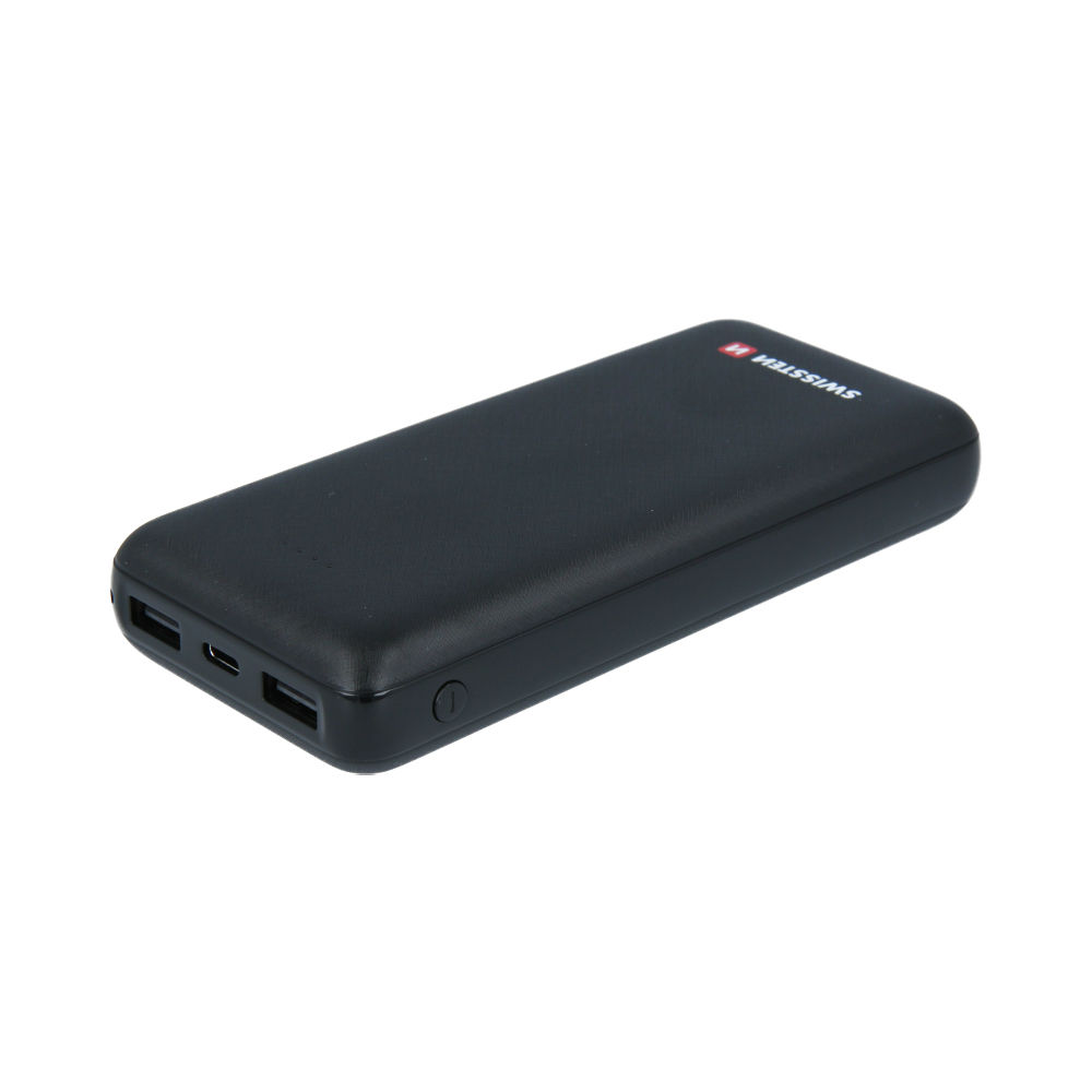 Baterie Externa Swissten Black Core 20000mAh 2xUSB Negru thumb