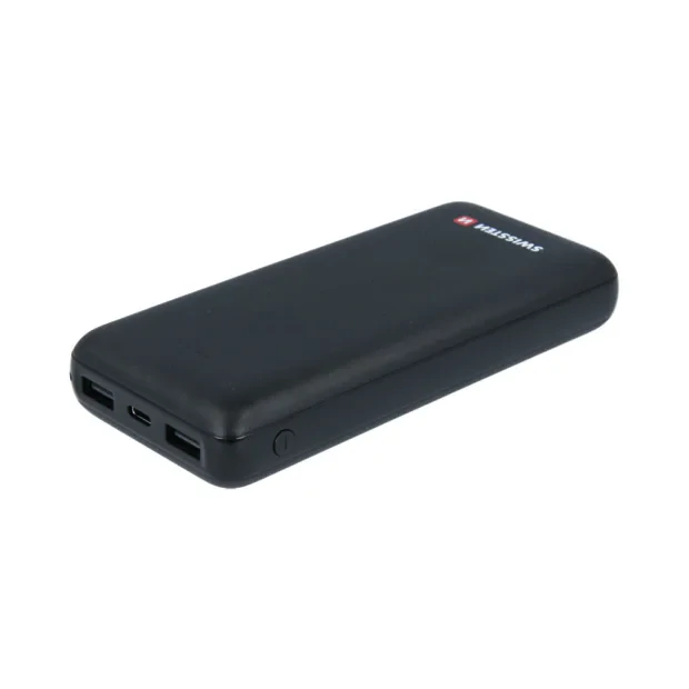 Baterie Externa Swissten Black Core 20000mAh 2xUSB Negru