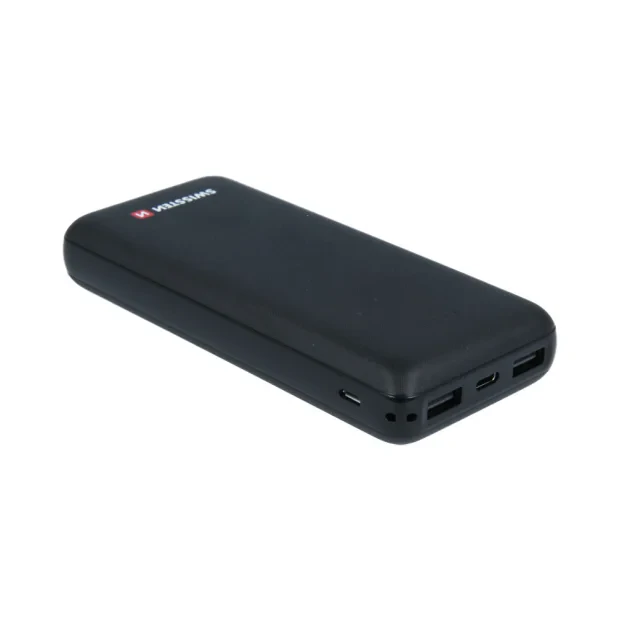 Baterie Externa Swissten Black Core 20000mAh 2xUSB Negru