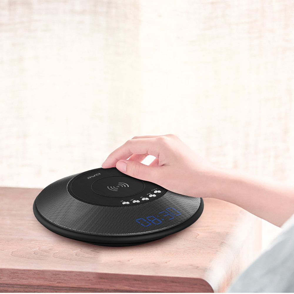 Boxa Bluetooth Awei cu Incarcator Wireless si PowerBank Negru thumb
