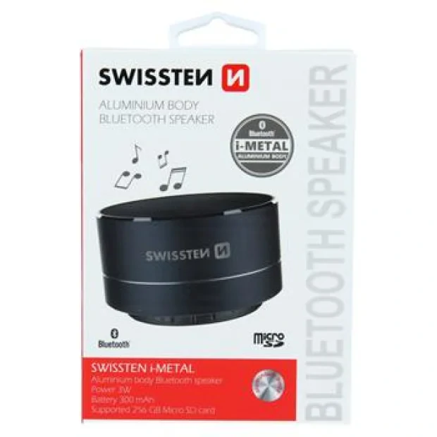 Boxa Bluetooth Swissten I-Metal Mini BT 4.0 Negru