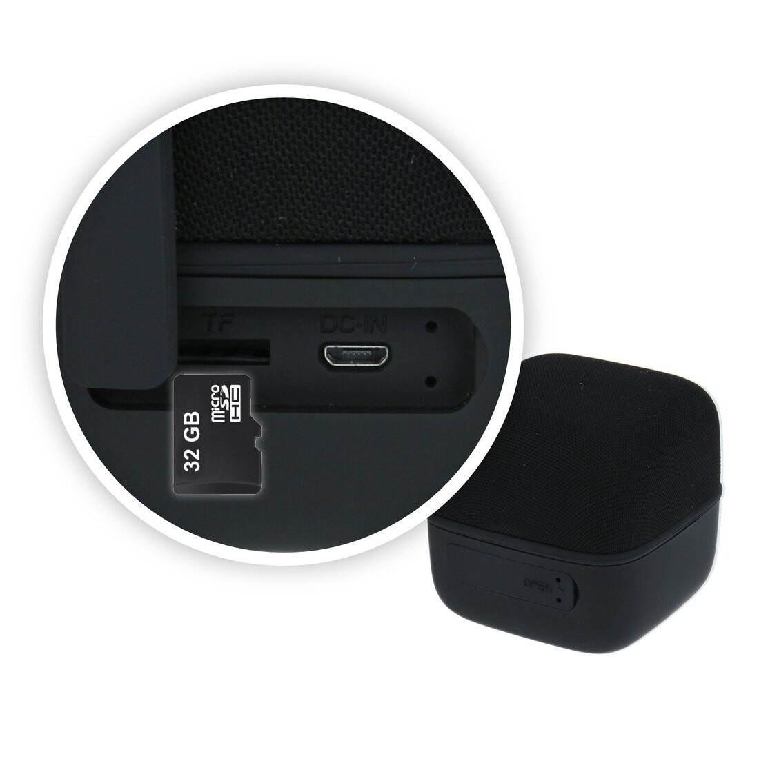 Boxa Bluetooth Swissten Music Cube BT 4.2 10W Negru thumb