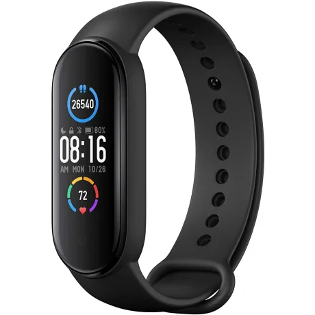 Bratara Fitness Xiaomi Mi Smart Band 5 Senzor PPG Negru