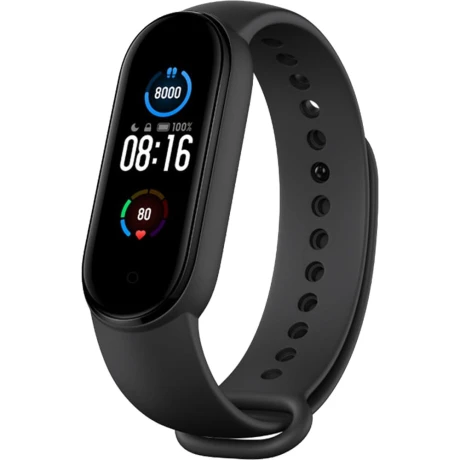 Bratara Fitness Xiaomi Mi Smart Band 5 Senzor PPG Negru