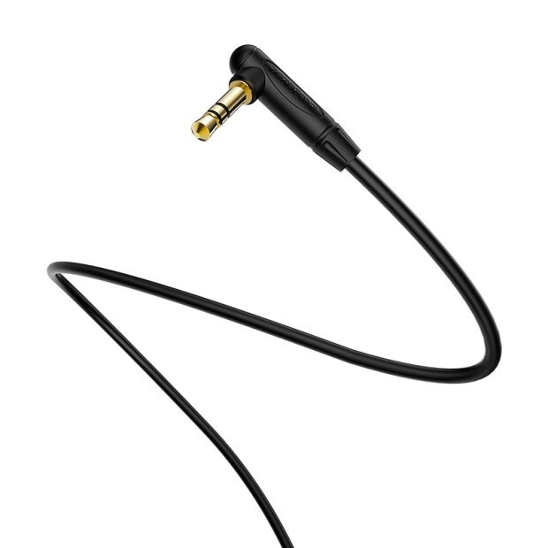 Cablu Audio Auxiliar, Elbow Design, BL4 Negru Borofone