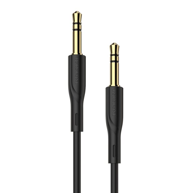 Cablu audio Borofone BL1 Audiolink Jack 3.5mm 1m Alb