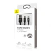 Cablu Date 2in1 Baseus  Micro Usb + Type C 3A 1.2m Negru