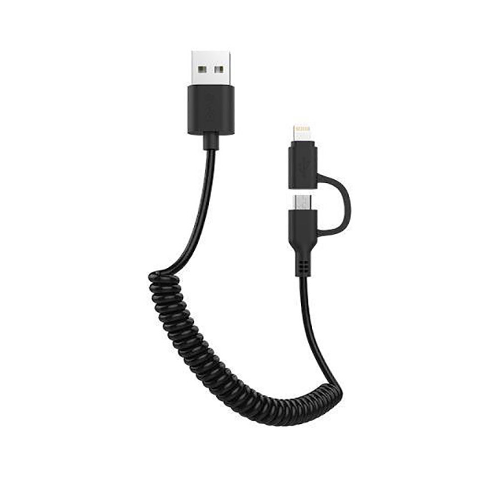 Cablu Date 2in1 Micro USB+ Lightning Awei 1m Negru thumb