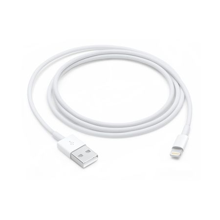 Cablu Date Apple Quick Charge Lightning la USB Bulk Alb thumb