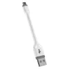 Cablu Date Ksix Usb la Type C 10cm Alb