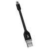 Cablu Date Ksix Usb la Type C 10cm Negru