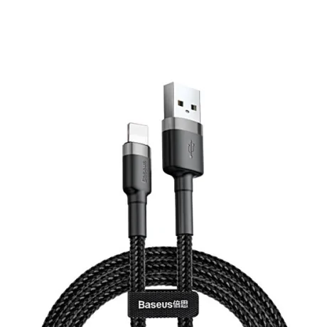 Cablu Date Lightning Baseus Cafule  2.4A 1m Negru
