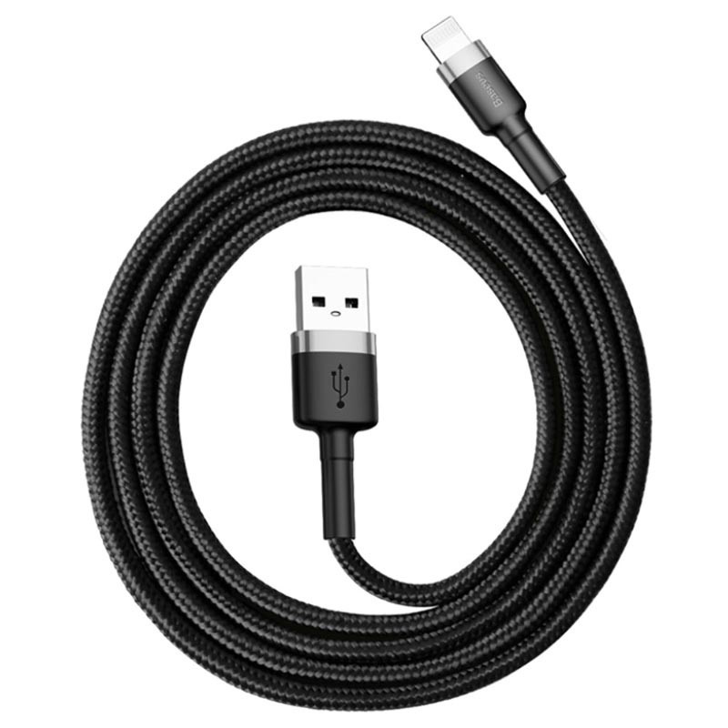 Cablu Date Lightning Baseus Cafule  2.4A 1m Negru thumb