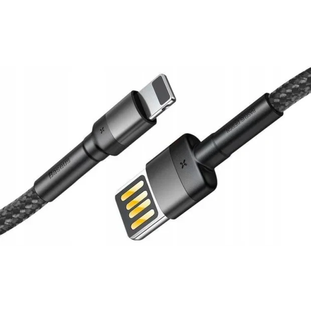 Cablu Date Lightning Baseus Cafule Special Edition  2.4A 1m Negru