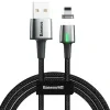 Cablu Date Lightning Baseus Magnetic 2A 1m Negru