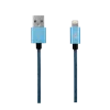 Cablu Date Lightning Ego 3.4A 0.3m Albastru