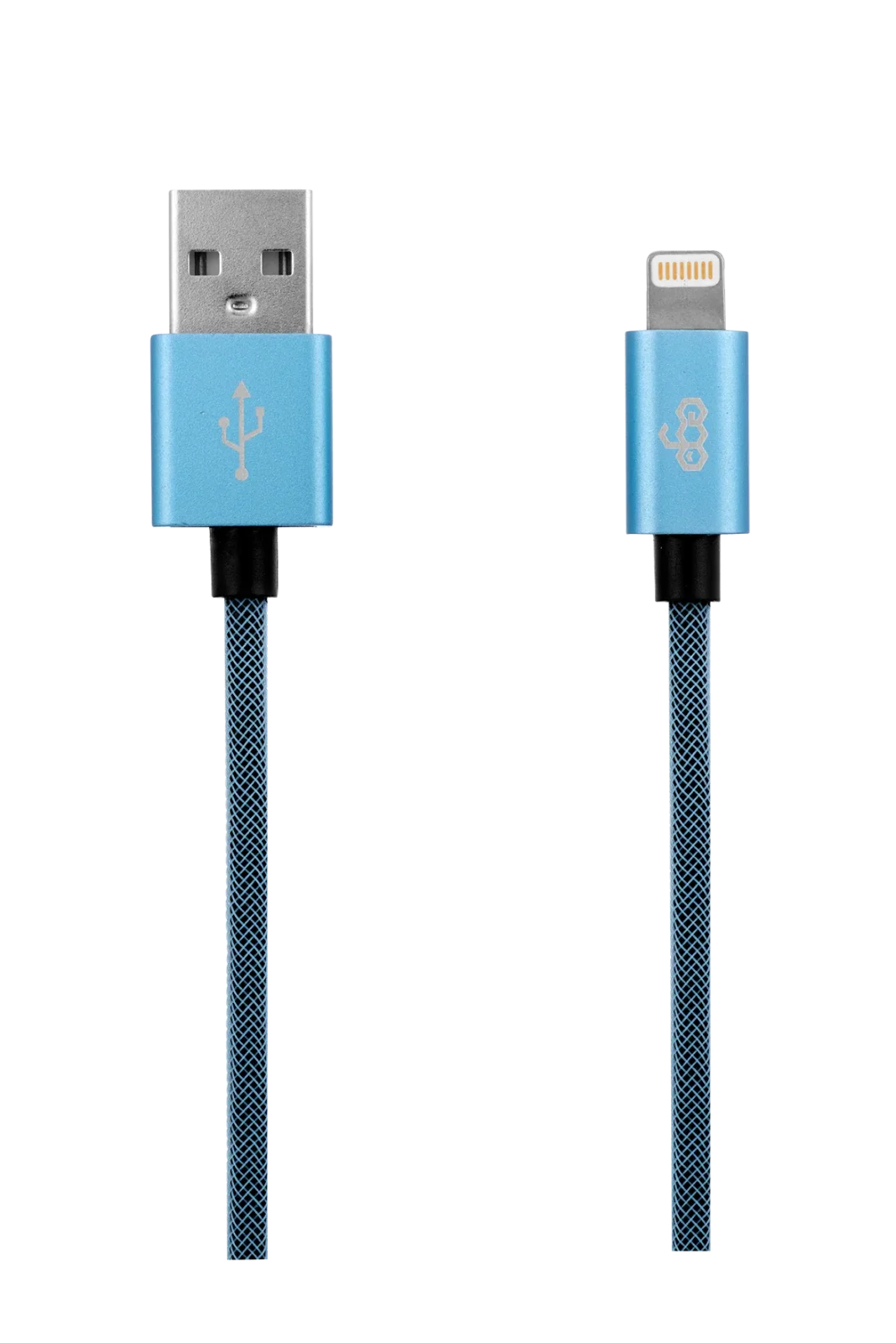 Cablu Date Lightning Ego 3.4A 0.3m Albastru