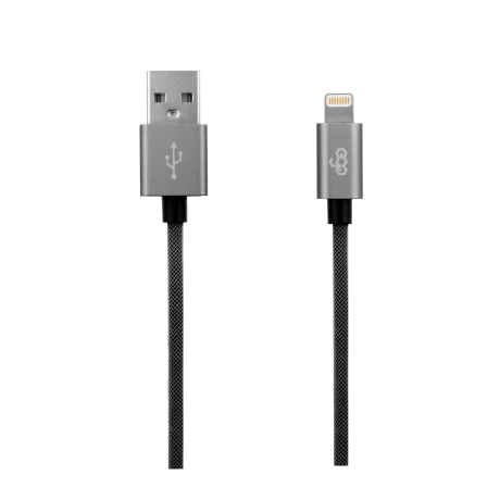 Cablu Date Lightning Ego 3.4A 1m Gri
