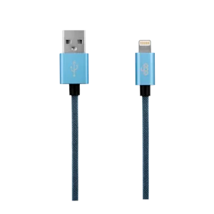 Cablu Date Lightning Ego  3.4A 2m Albastru